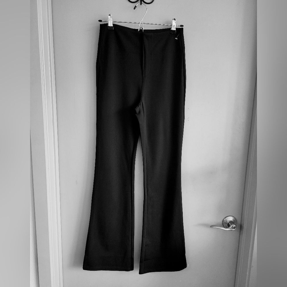Halara Flex Wear-Resistant Mid Rise Ponte Roma Work Bootcut - Picture 2 of 6